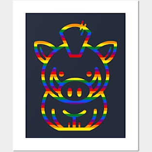 Pride Pig Posters and Art